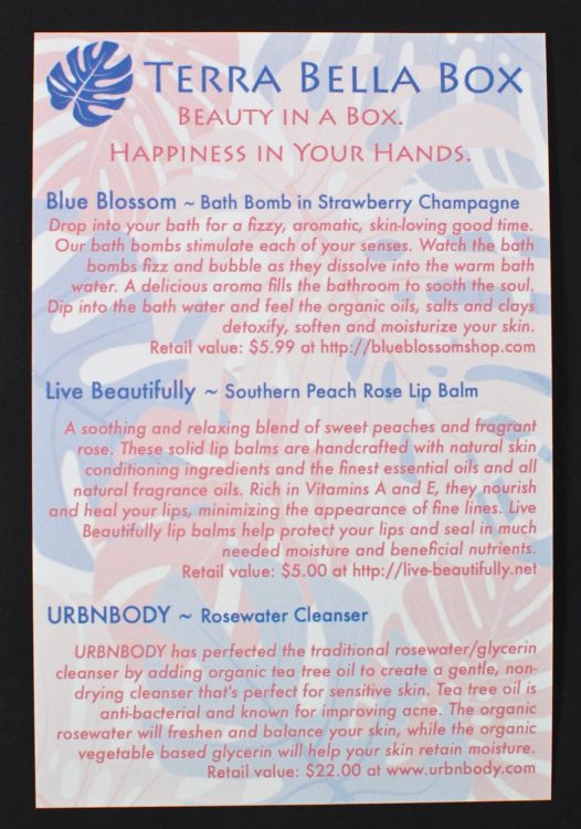 Terra Bella Box Bridesmaids review