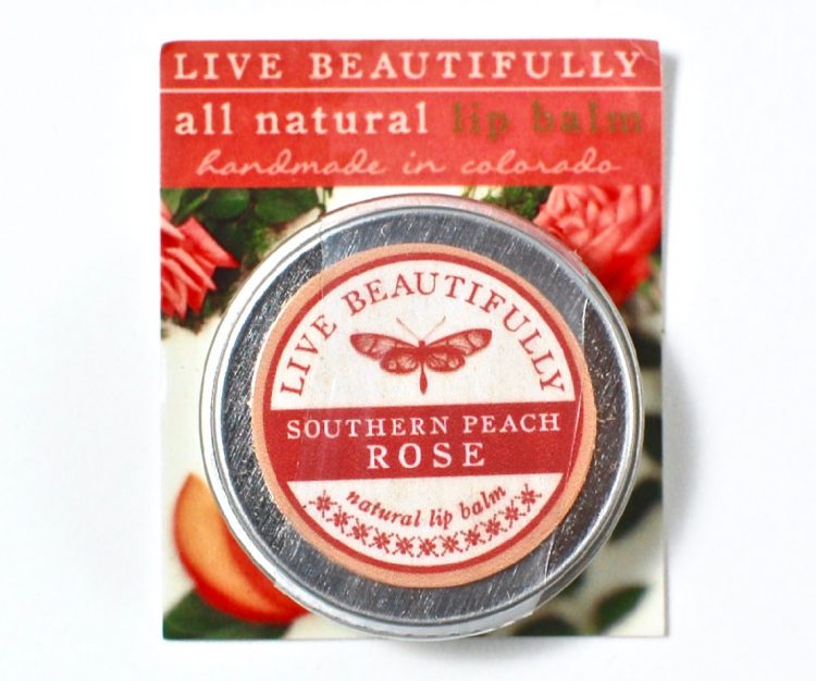 Live Beautifully lip balm