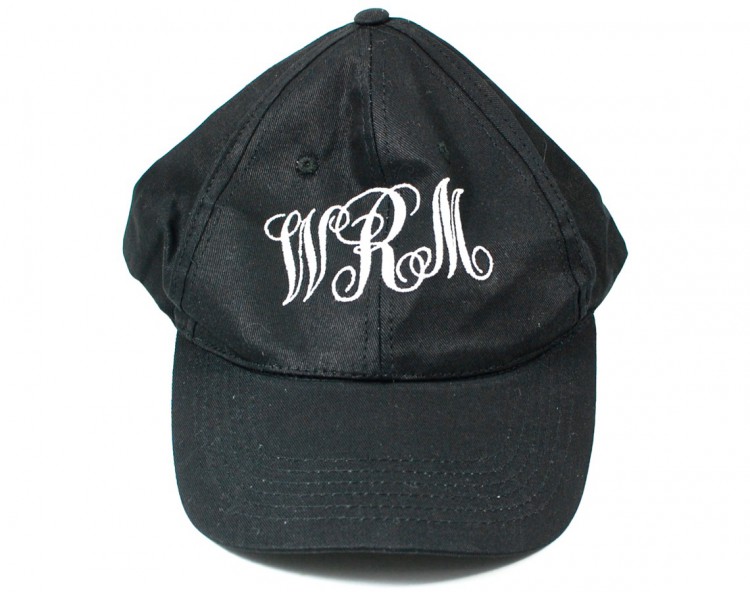 Teal Prep Box monogrammed hat
