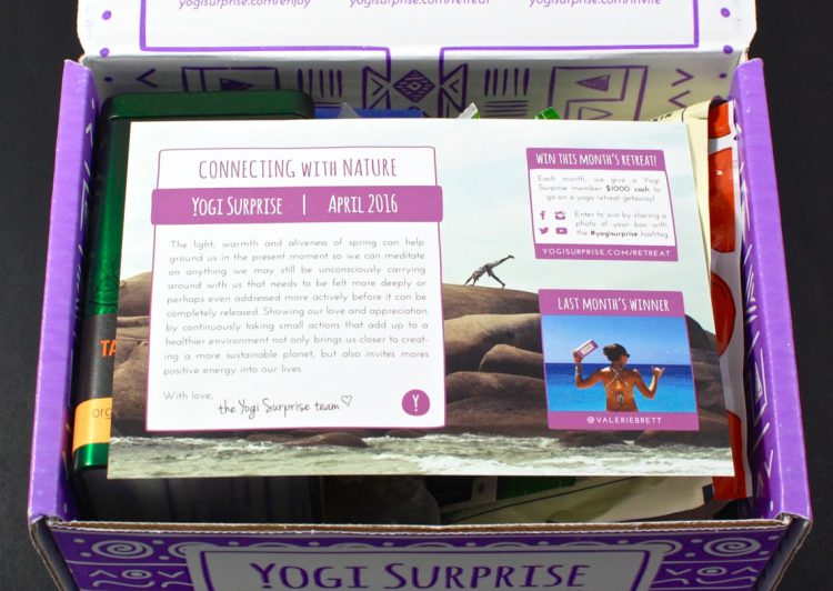 April 2016 Yogi Surprise