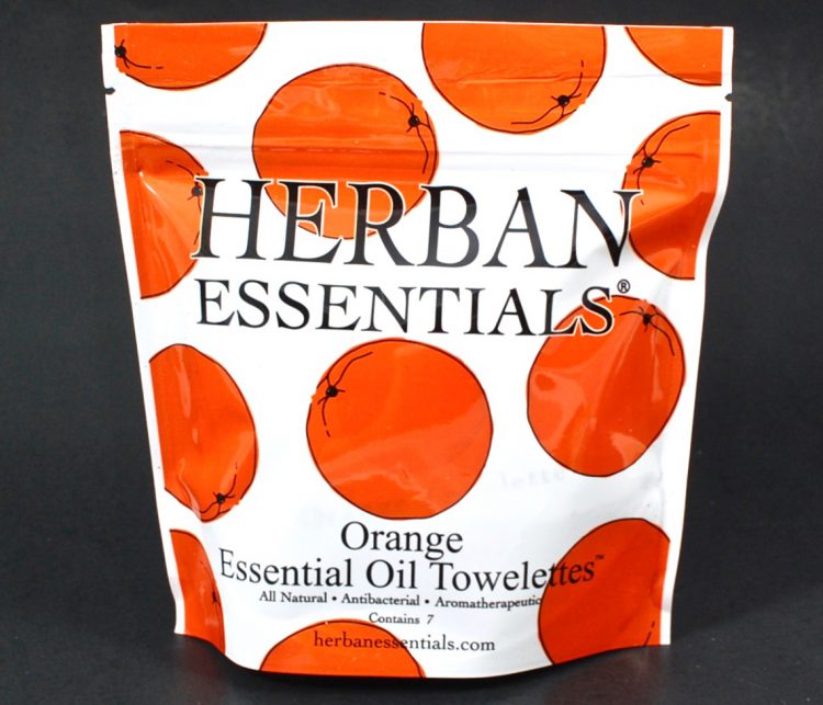 Herban Essentials towelettes