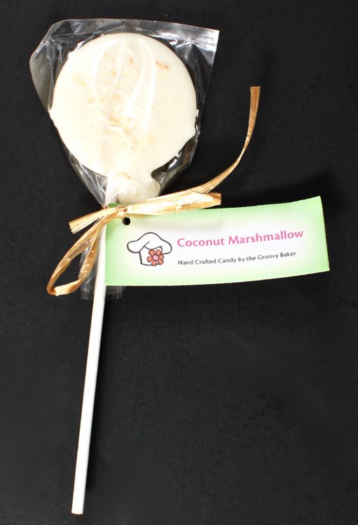 toasted coconut marshmallow sucker
