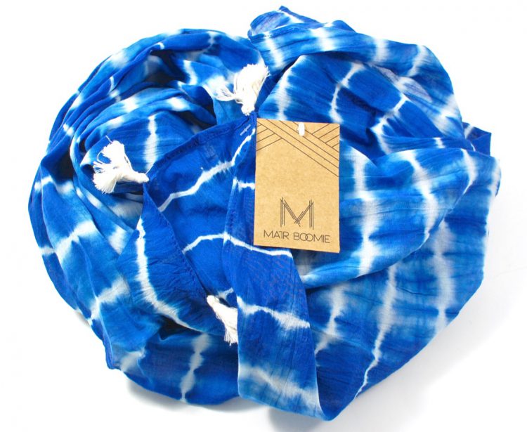 GlobeIn shibori scarf