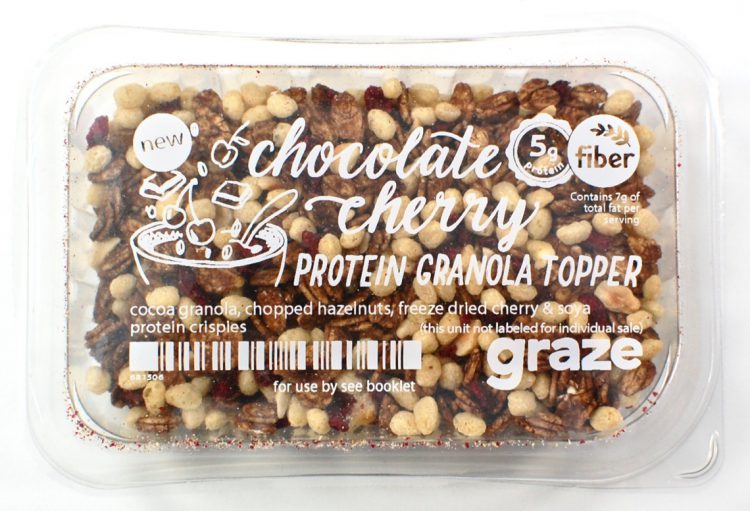 graze yogurt topping