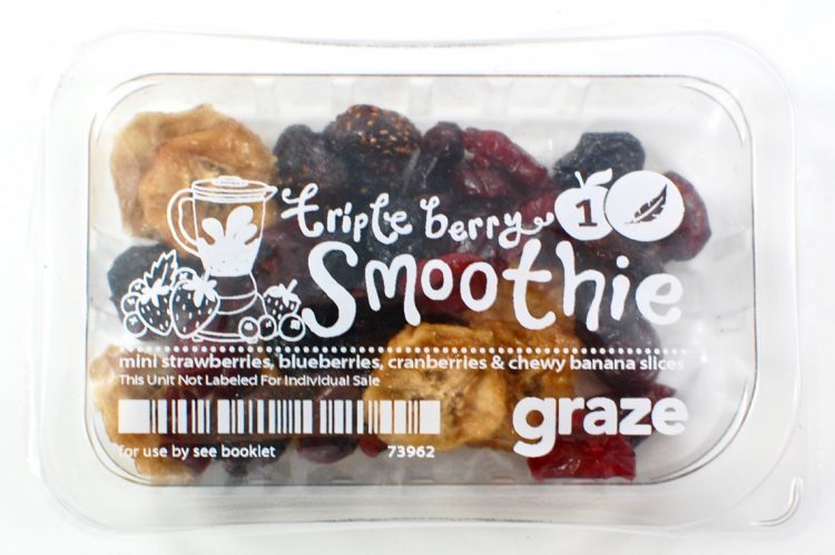 Graze triple berry smoothie