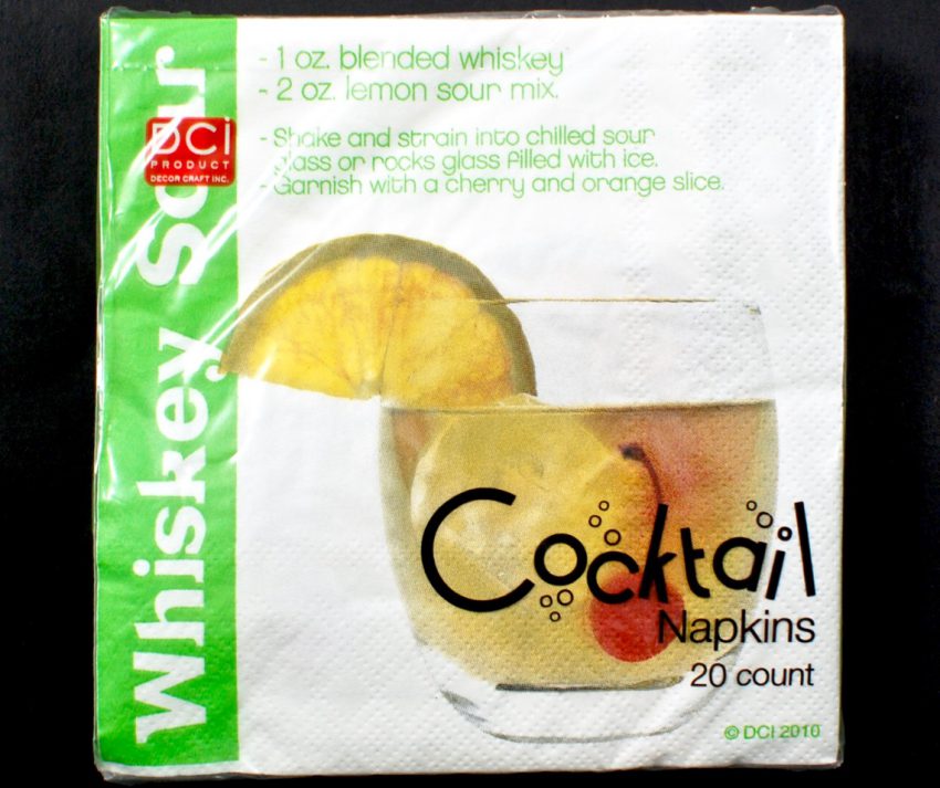 cocktail napkins