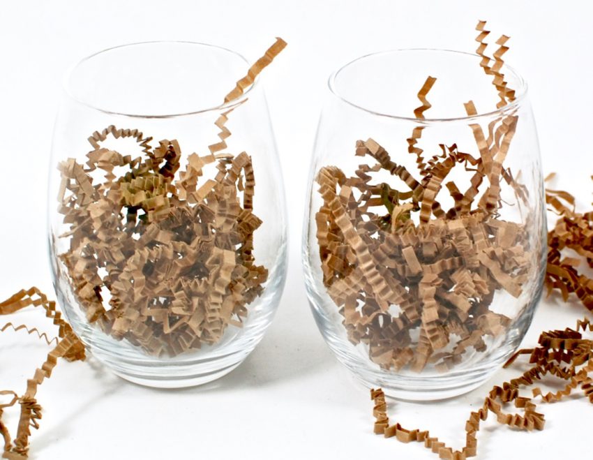stemless wine glasses