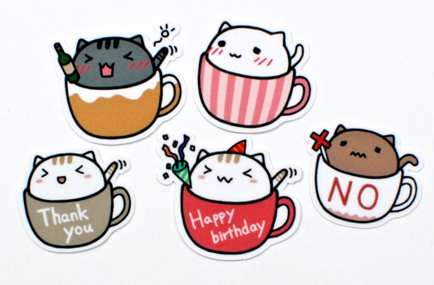 cats in cups