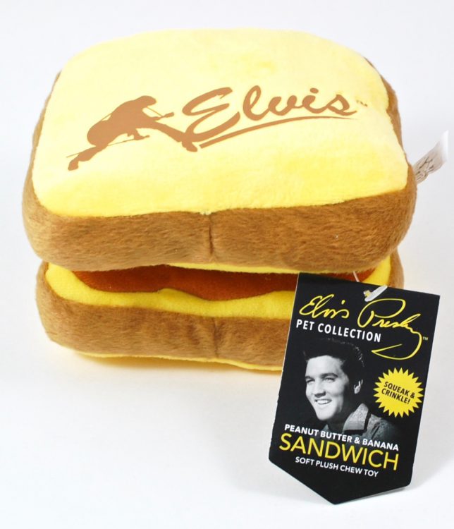 Elvis dog toy