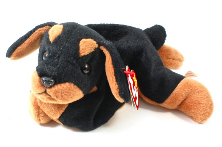 Beanie baby dog