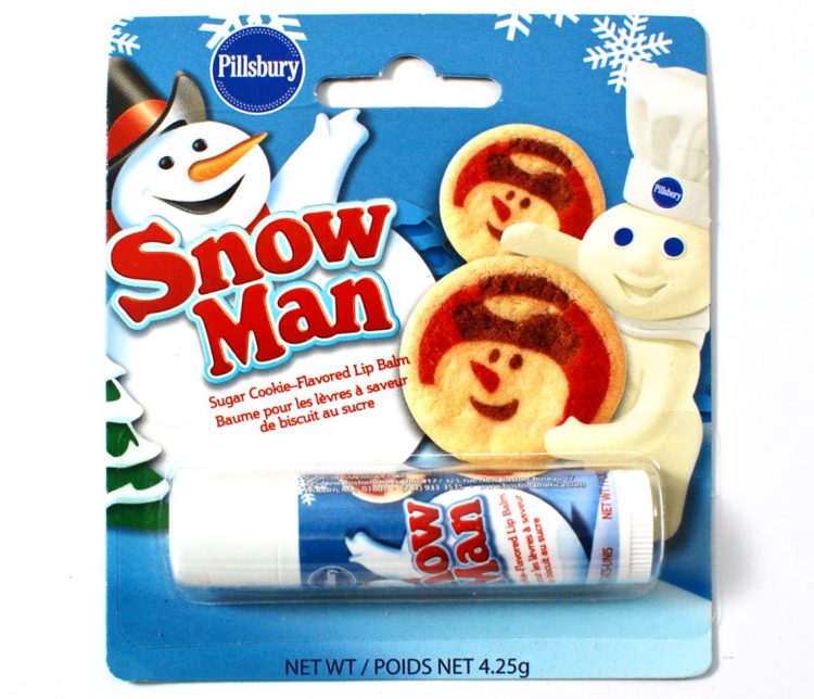 Snowman lip balm