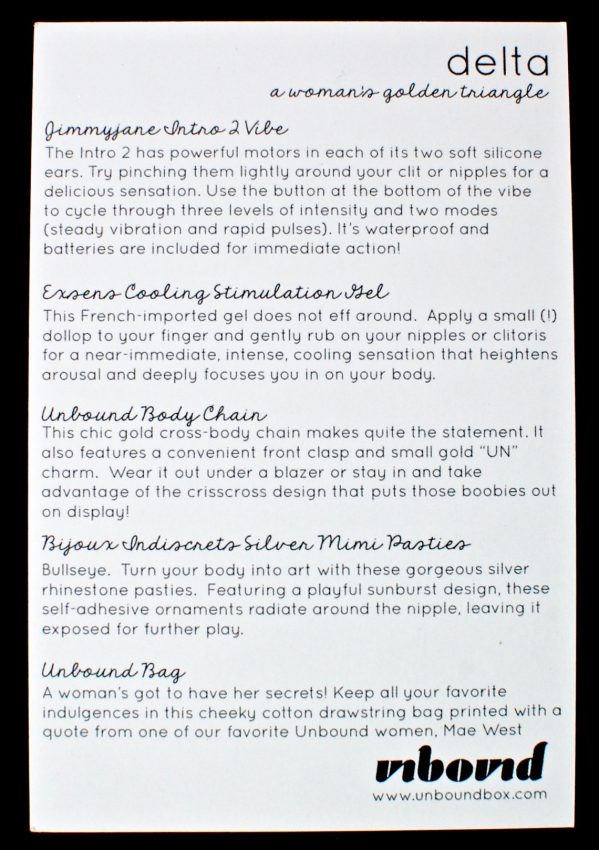 May 2016 Unbound box review