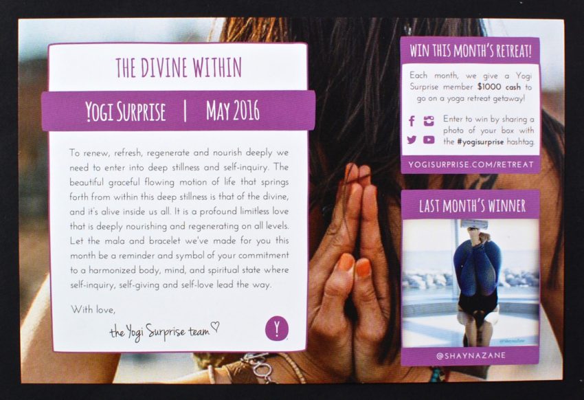May 2016 Yogi Surprise review