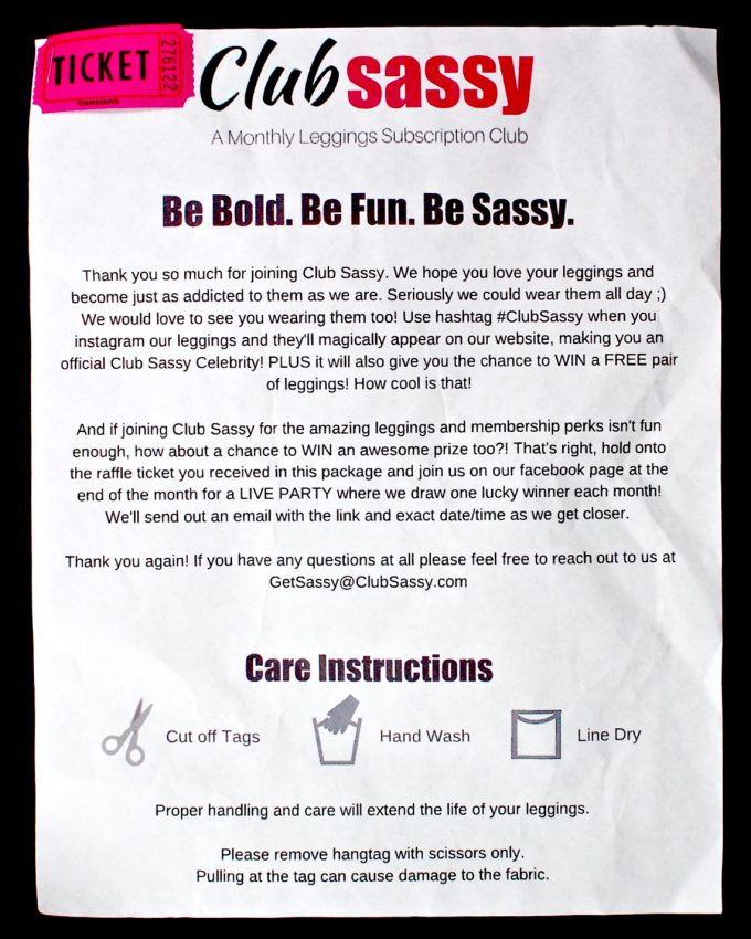 Club Sassy review