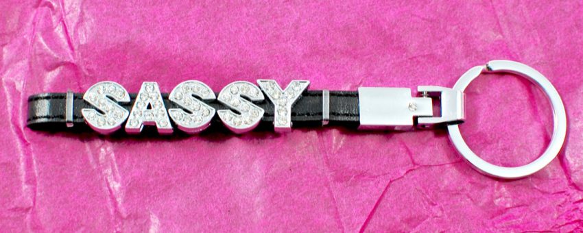 Sassy keychain