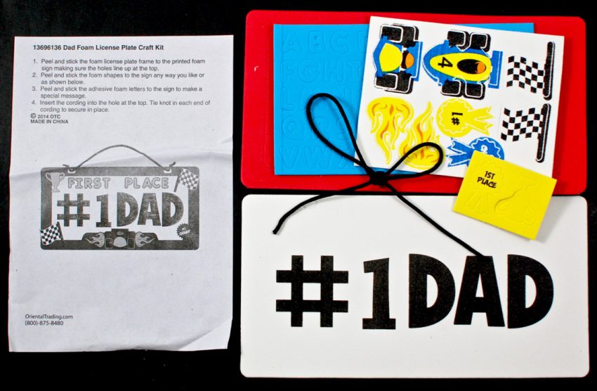 license plate craft