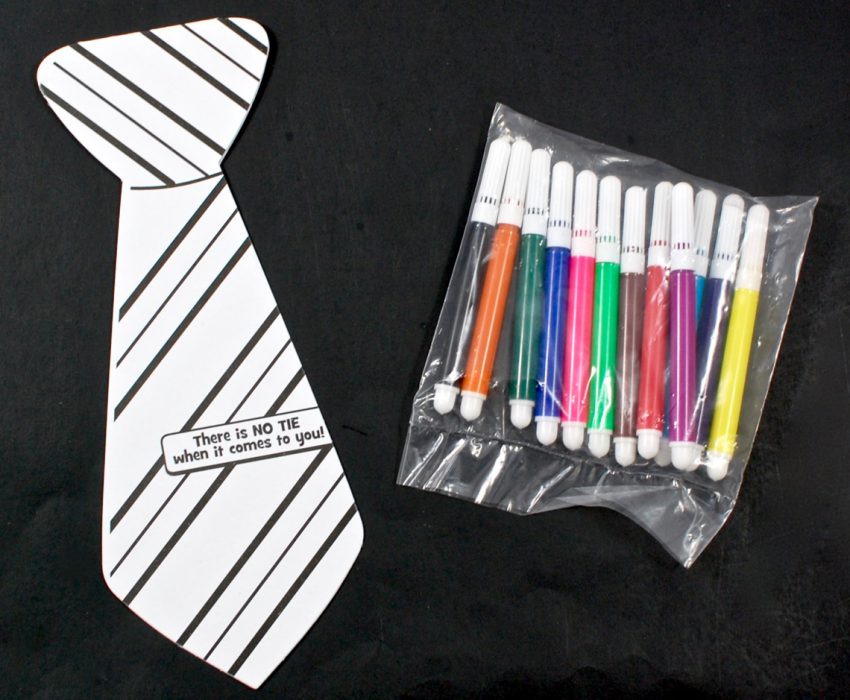 tie card