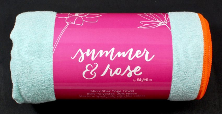 Summer & Rose yoga towel