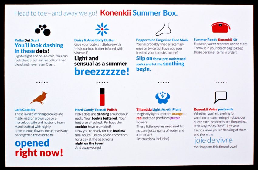 Summer 2016 Konenkii review