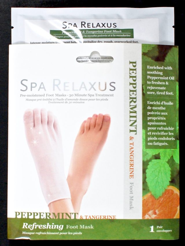 peppermint tangerine foot mask