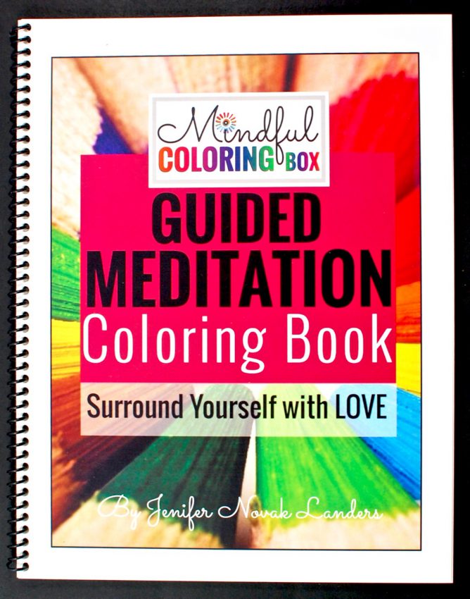 guided meditation coloring book