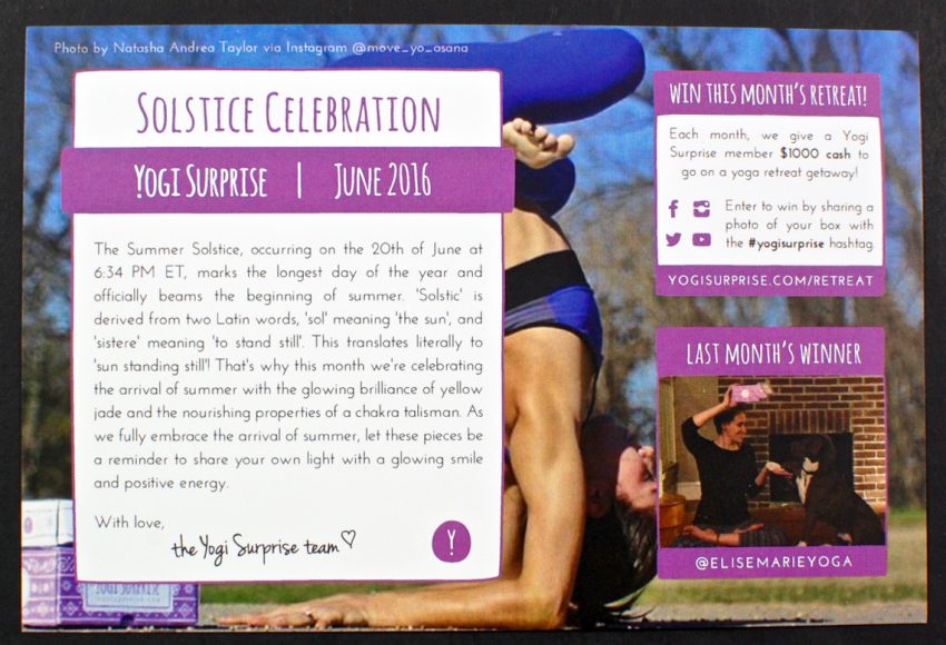 June 2016 Yogi Surprise review