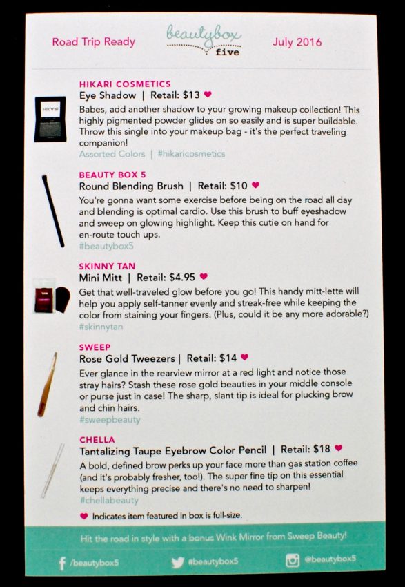 Beauty Box 5 july review