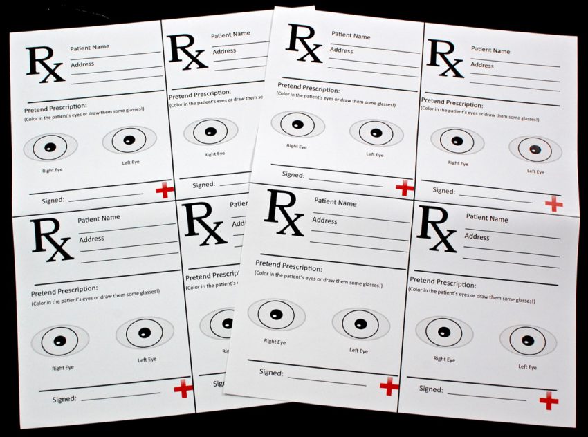 eye prescriptions