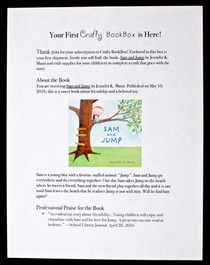 Crafty Book Box review
