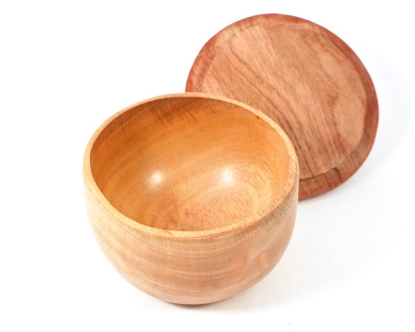 neem wood spice bowl