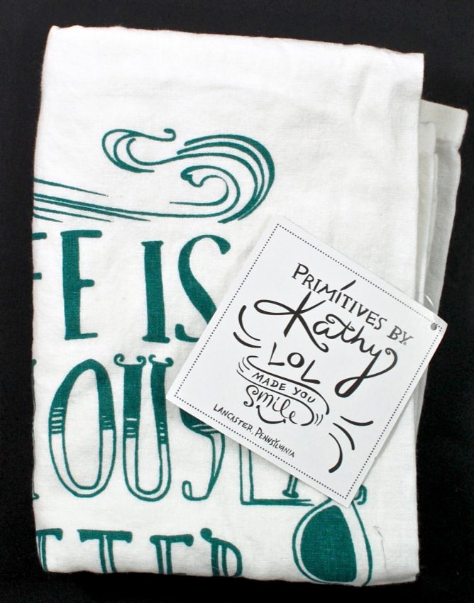 beachy tea towel