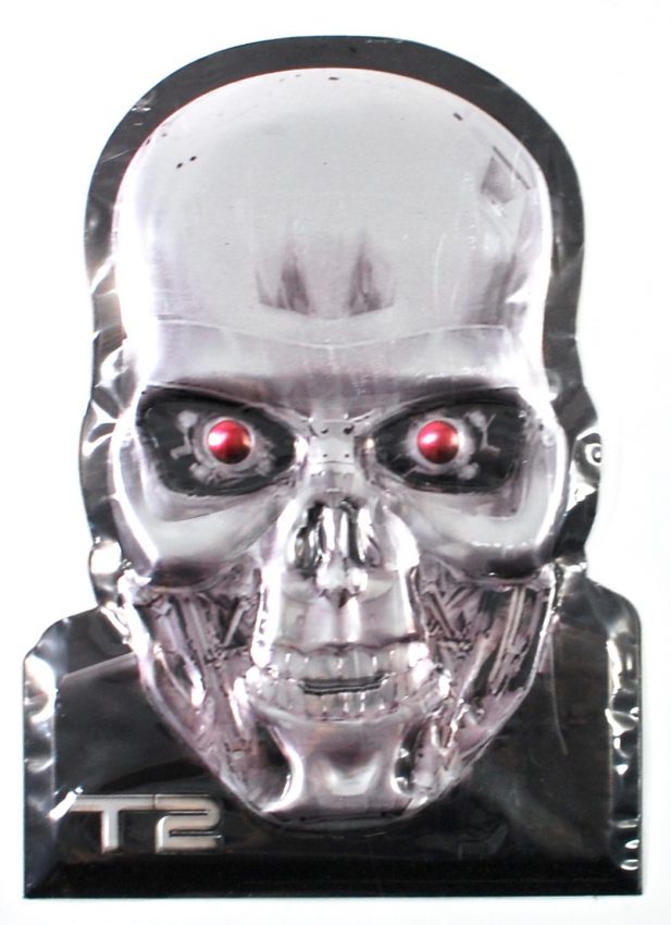 terminator metal print