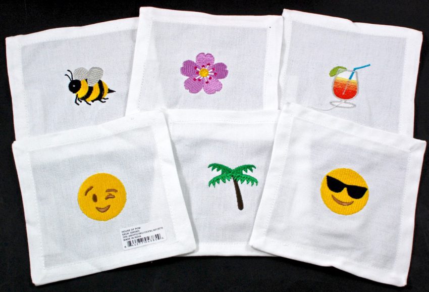 emoji cocktail napkins