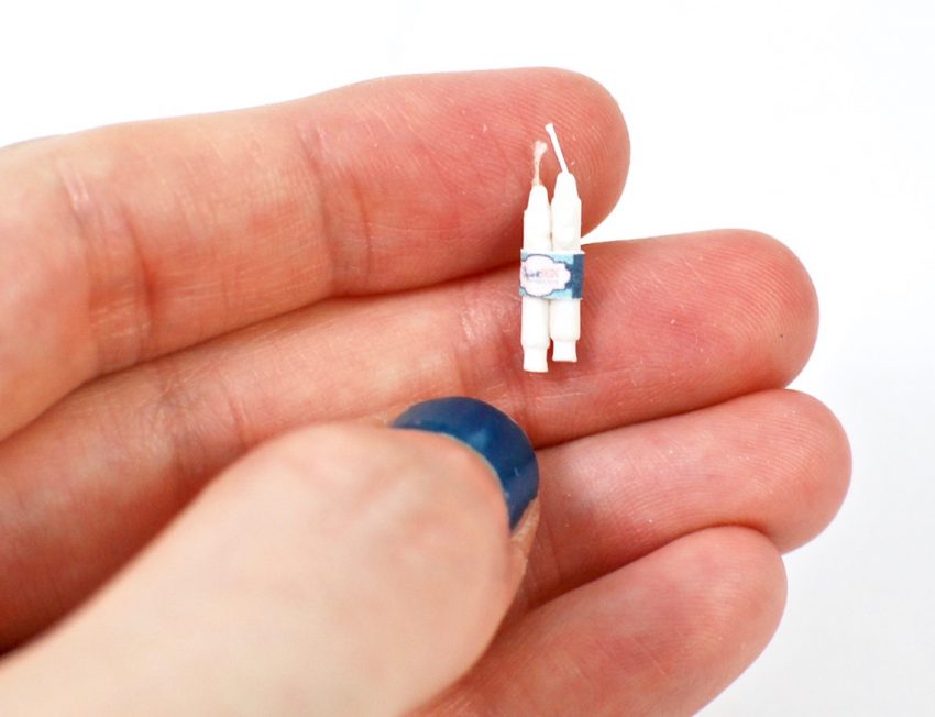 miniature candlesticks