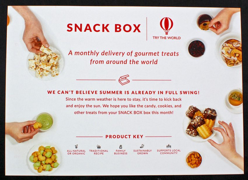 try the world snack box
