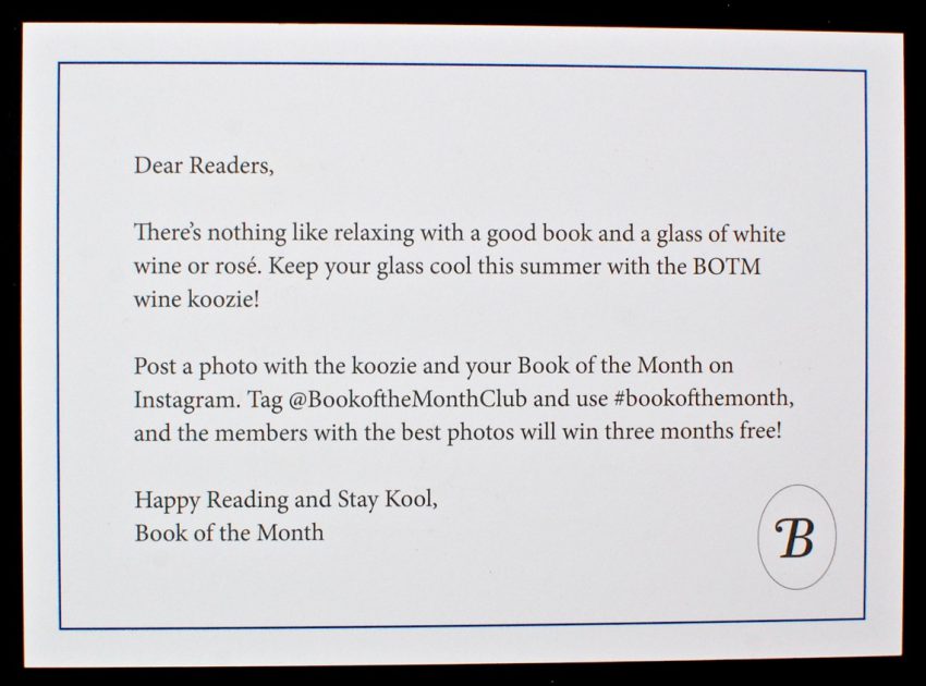 Book of the Month bonus