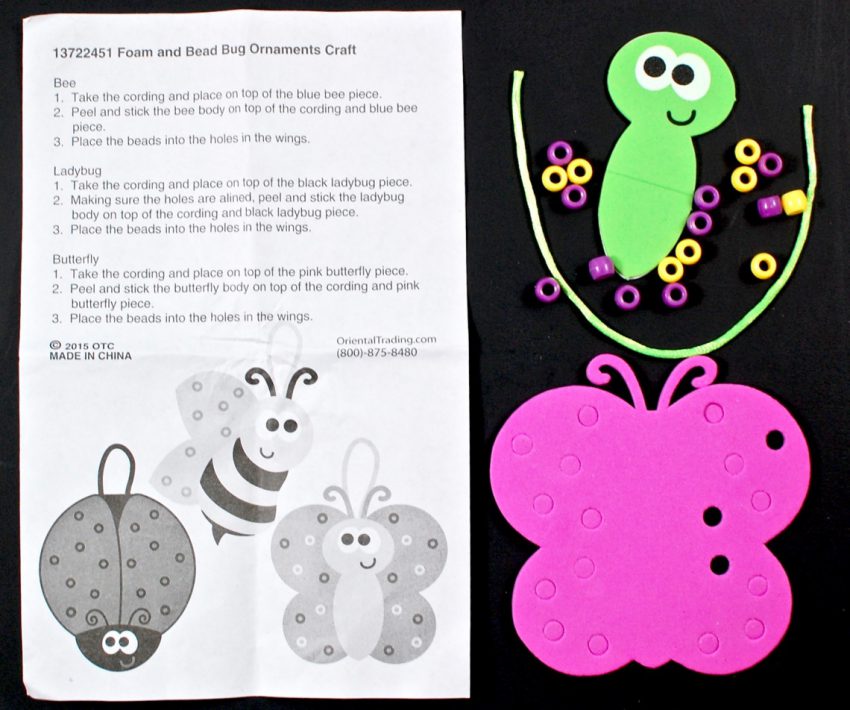 bug ornament craft