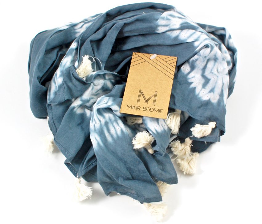 shibori scarf