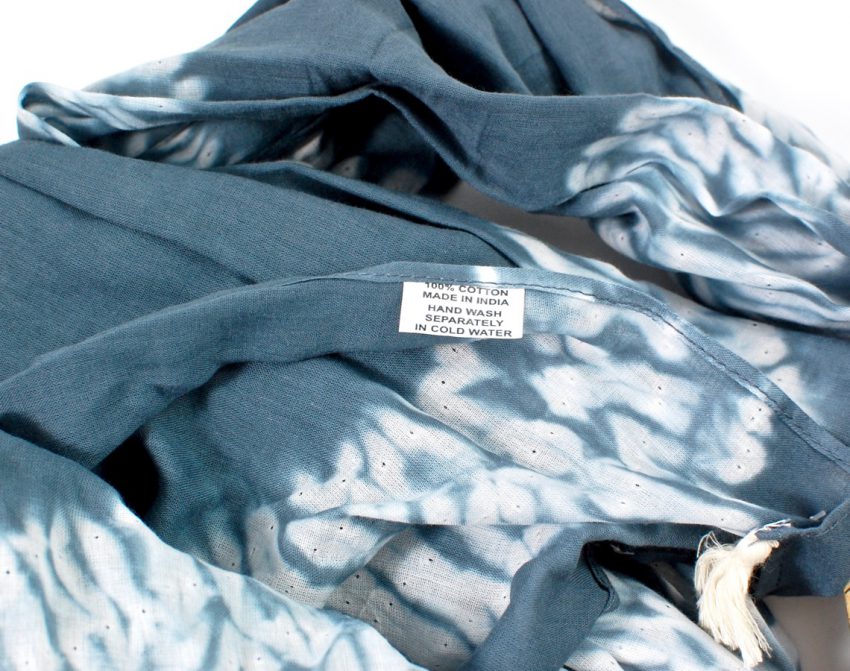 shibori scarf