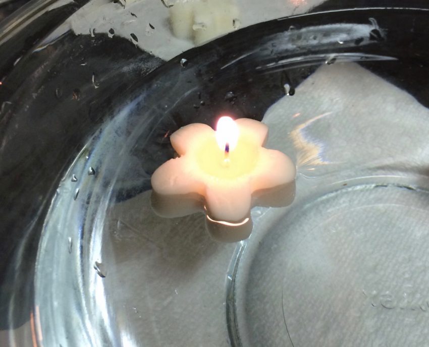 floating candle DIY