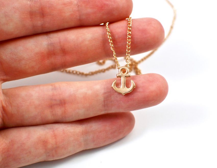 anchor necklace