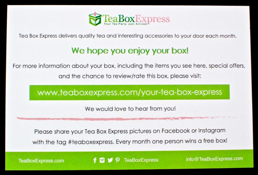 Tea Box Express review