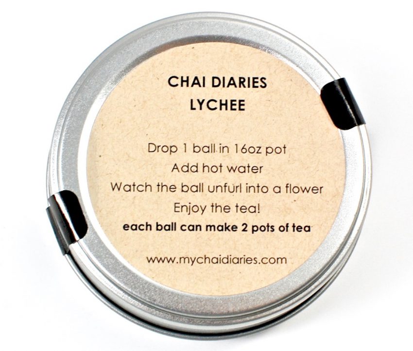 Chai Diaries Blooming Tea