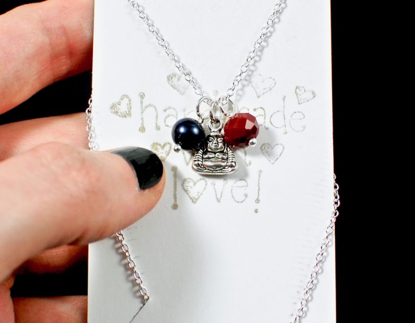buddha charm necklace