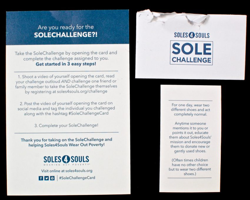 challenge card