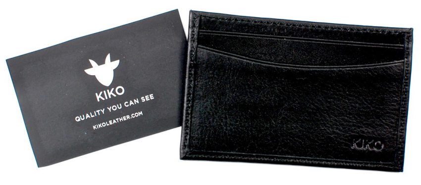 Kiko leather card case