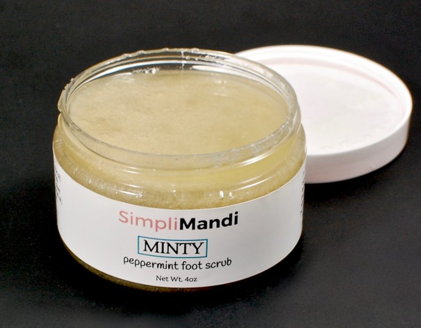 peppermint foot scrub