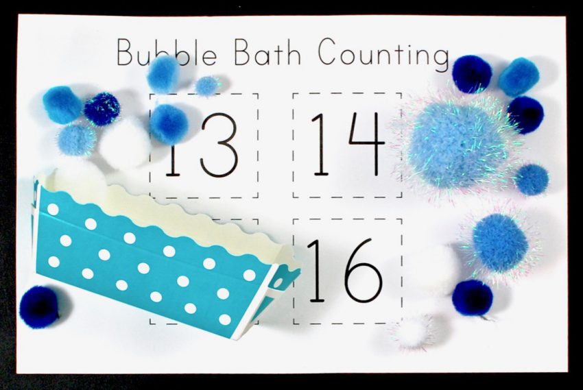 bubble bath counting
