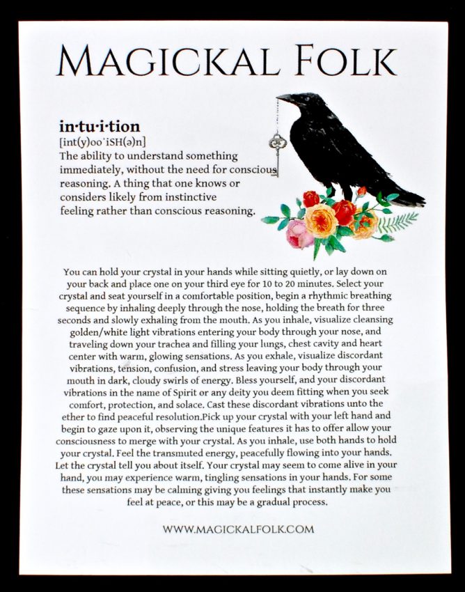 Magickal Folk intuitive exercise