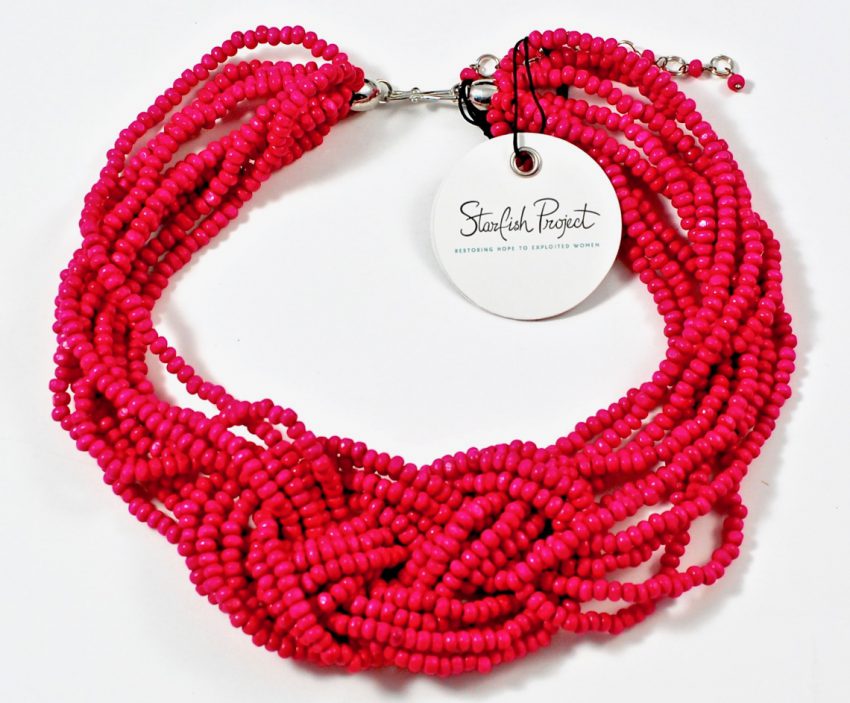 Starfish Project beaded necklace